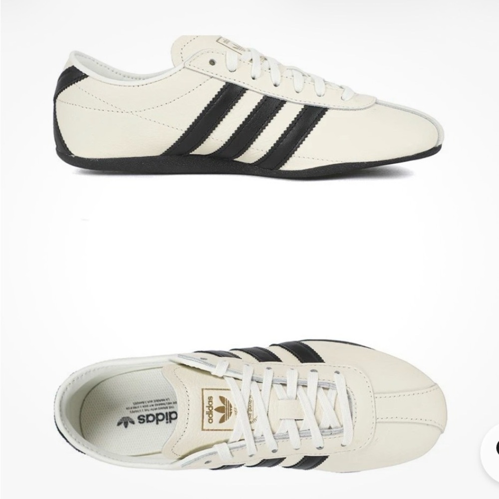 Adidas Tokyo Cream and Black Shoes - Picture 4 of 6